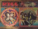 Kiss- 4 LP Lot- Hotter Than Hell- Rock and Roll Over- Alive II- Alive- Vinyl 1st