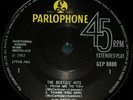 BEATLES 1969 UK Parlophone EP - Beatles' Hits - SOLID CENTRE EX/NM