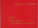 FREDERIC RZEWSKI: Attica, Coming Together OPUS ONE Avant Garde LP Orig NM
