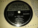 JACK SCOTT :  MY TRUE LOVE  /  LEROY.  UK.78.rpm (1958)