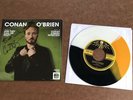 Third Man Records RARE Conan O’Brien 7” Tri-Color Autographed