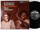 Coleman Hawkins & Ben Webster - Encounters LP - Verve - MG VS-6066 DG VG++