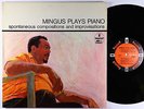 Charles Mingus - Mingus Plays Piano LP - Impulse - AS-60 Stereo RVG VG+