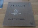 PAUL TORTELIER  JS BACH SIX SUITES VIOLINCELLO FRENCH 3LP BOX HMV FALP 696/97/98