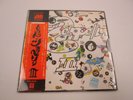 LED ZEPPELIN 3 P-10106A with OBI Poster Japan VINYL LP