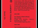LA MONTE YOUNG II LP *RARE* terry riley oliveros steve reich velvet underground
