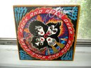 ****KISS SIGNED LP ROCK N ROLL OVER 1976 4 MEMBERS OF THE GROUP****