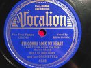 Jazz 78 Billie Holiday - I'm Gonna Lock My Heart VOCALION 4238 E-
