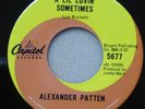 Alexander Patten, NORTH SOUL, A Lil Lovin' Sometimes, No More, 66, MINT, Canada
