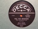 DECCA 78 RECORD/BILLY WARD DOMINOES/JACKIE WILSON/COME ON,SNAKE,LET'S CRAWL/ MNT