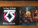 2 Twisted Sisters LPs Under the Blade, Ruff Cuts