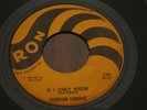 Professor Longhair 45 Cuttin' Out If I Only Knew RON 362 funk blues soul 7