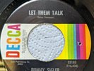BUNNY SIGLER: Let Them Talk / Will You Love Me Tomorrow 45 32183