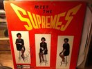 Meet The Supremes Rare Orig '63 LP Withdrawn Stool Cover Motown Soul SIGNED