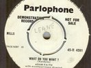 ADAM FAITH**WHAT DO YOU WANT**DEMO**FIRST PARLOPHONE 45**LISTEN