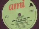 SIMON TEDD AND THE ADVENTURES Let's Talk 7 INCH VINYL UK Ami 1980 B/W A