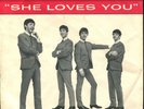 THE BEATLES She Loves You on Swan 45 With Picture Sleeve