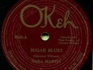 SARA MARTIN (Sugar Blues / Achin' Hearted Blues) R&B/SOUL 78  RPM  RECORD