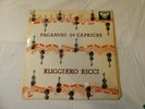 Paganini 24 Caprices / Ruggiero Ricci violin  DECCA SXL 2194 
