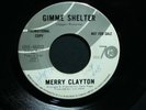 MERRY CLAYTON RARE ORIGINAL PROMO 45 /  Gimme Shelter / Good Girls