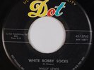 WALLY LEWIS: White Bobby Socks US DOT, 45-15763 ’58 Rockabilly Orig 45 NM