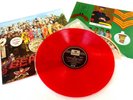 The Beatles-Sergeant Pepper's LP 1987 Limited Australian RED Vinyl G/F PCSO-7027