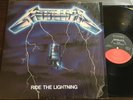 METALLICA - RIDE THE LIGHTNING - ORIGINAL 1984 US ELEKTRA LP megaforce metal VG+
