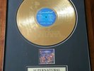 Santana Supernatural 24KT GOLD PLATED RECORD LP VINYL SUPER RARE # 759/2500 1999