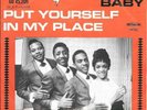 THE ELGINS 45 DARLING BABY+PS HOLLAND RARE 1966 MOTOWN