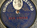 78 rpm Columbia Record Margaret Woodrow Wilson Red Cross  Panama Pacific Expo