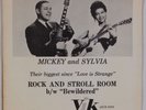 MICKEY AND SYLVIA: Rock and Stroll Room VIK Rare PS Insert 45 NM- Doo Wop Rock