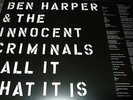 BEN HARPER&THE INOCENT CRIMINALS : CALL IT WHAT IT IS LP 2016 CAROLINE EU