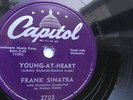 Frank Sinatra 78rpm single 10-inch Capitol Records #2703 Young-At-Heart