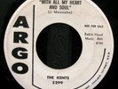 THE KENTS WITH ALL MY HEART AND SOUL VERY RARE DOO WOP PROMO 45 LISTEN TO BOTH