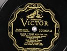 The High Hatters VICTOR 22362 E+ PRE WAR JAZZ / DANCE BAND 78