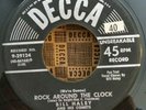 Bill Haley and His Comets Decca 9-29124 ROCK AROUND THE CLOCK / OBO / PLAYS VG+