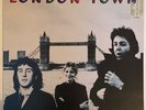 WINGS LONDON TOWN LP EMI UK 1978 RARE DEMO STAMPED SLEEVE + POSTER NEAR MINT