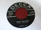 BRENDA LEE ROCK THE BOP / ROCK-A-BYE BABY BLUES 1957 DECCA 9-30535  RARE EX