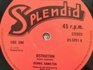 DENNIS HAMILTON Distruction DJ RANKING BANIBAS Dub SPLENDID DS-SP01 1978 12” EX