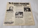 CLAUDE FRANCOIS - Bordeaux Rose - UK 1978 EMI DEMO 7