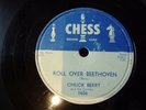 Chuck Berry Chess 1626 78 RPM Roll Over Beethoven Drifting Heart Rare E