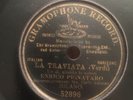 ENRICO PIGNATARO 7'' Black G&T 52896 78 rpm record La Traviata (Verdi)