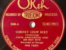HEAR  LOUIS ARMSTRONG AND HIS OT FIVE OKEH Cornet Chop Suey GREAT