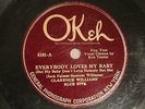 JAZZ CLARENCE WILLIAMS' BLUE FIVE ARMSTRONG Everybody Loves My Baby OKEH 8181
