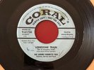 Johnny Burnette Trio Lonesome Train b/wI Just Found Out Coral Promo 45