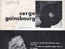Serge Gainsbourg rare enveloppe promo Du chant à la une 25cm LIRE DESCRIPTiON