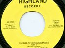 MIKE & the CENSATIONS on Highland —VICTIM OF CIRCUMSTANCE— sweet soul 45 ORIG