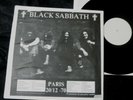 BLACK SABBATH PARIS 20/12 70 VERY RARE FRANCH PRESSED VINTAGE LP
