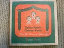 THE CAROLLERS  18 FAVORITE CHRISTMAS CAROLS 78 RPM RECORDS IN A BOOK VG