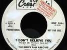 THE BOWS AND ARROWS-I Don't Believe You-Rare Psych Acid Rock DJ 45-CRESENDO #356